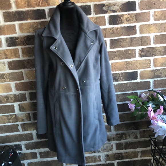 ATHLETA Gray Switchback Pea Coat - Picture 6 of 11